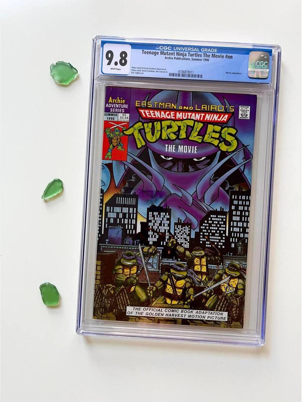 Teenage Mutant Ninja Turtles The Movie #1 CGC 9.8  (1990) TMNT Rare Comic Book